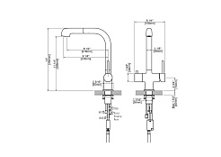 Timo Смеситель для кухни Saona 2346/02FL с выдвижной лейкой – фотография-2